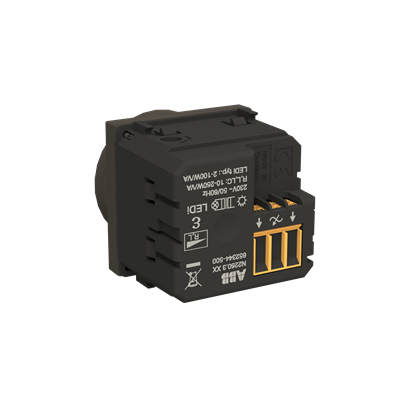 [2CLA226030N1801] LED rotatory/push dimmer - 2M - Anthracite