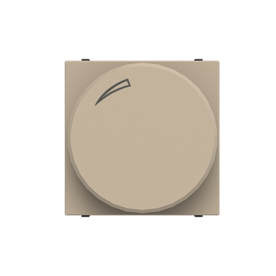 [2CLA226030N1901] LED rotatory/push dimmer - 2M - Champagne
