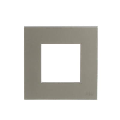 [2CLA227100N1902] Frame 1-gang / 2-modules - Champagne