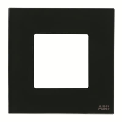 [2CLA227100N3102] Frame 1-gang / 2-modules - Noble - Black Glass