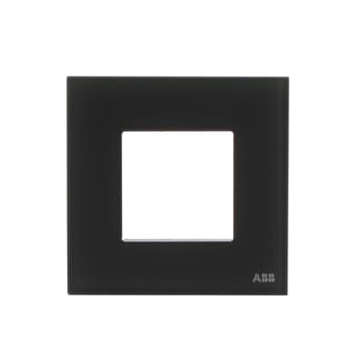 [2CLA227100N3802] Frame 1-gang / 2-modules - Noble - Graphite Glass
