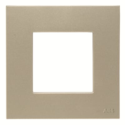 [2CLA227110N1902] Frame 1-gang / 2-modules - Basic - Champagne