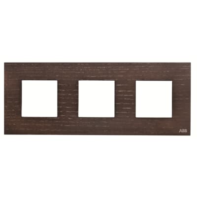 [2CLA227300N2102] Frame 3-gang / 2+2+2-modules - Noble - Wengué