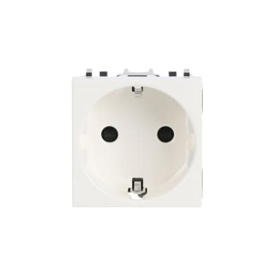 [2CLA228800N1101] Schuko socket outlet - 2M - White