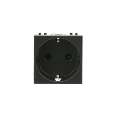 [2CLA228800N1801] Schuko socket outlet - 2M - Anthracite