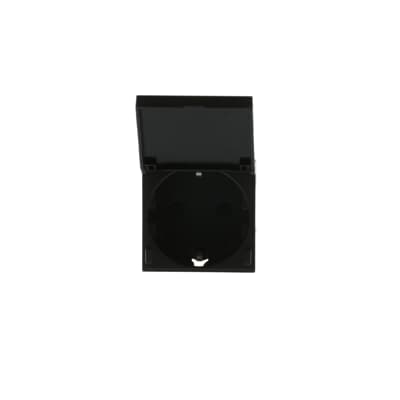 [2CLA228810N1801] Schuko socket outlet with lid - 2M - Anthracite