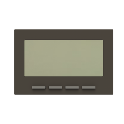 [2CLA234000N1801] Programmable thermostat - 3M - Anthracite