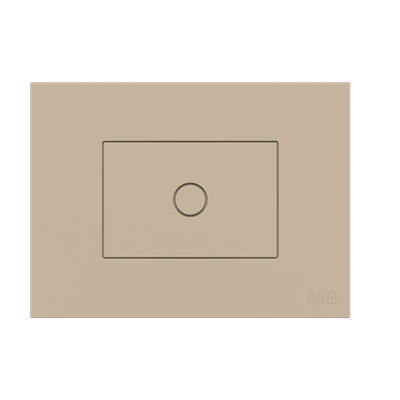 [2CLA237010N1902] Frame - Blank for 3-module box - Champagne