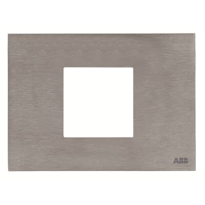 [2CLA237200N4002] Frame - 1-gang / 2-modules - Noble - Stainless Steel