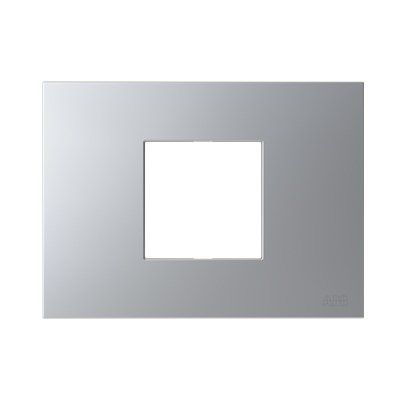 [2CLA237210N1302] Frame - 1-gang / 2-modules - Silver