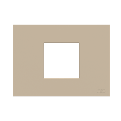 [2CLA237210N1902] Frame - 1-gang / 2-modules - Champagne