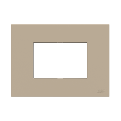 [2CLA237310N1902] Frame - 1-gang / 3-modules - Champagne