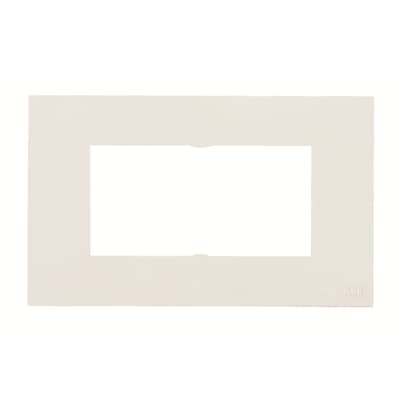 [2CLA237410N1102] Frame - 1-gang / 4-modules - White