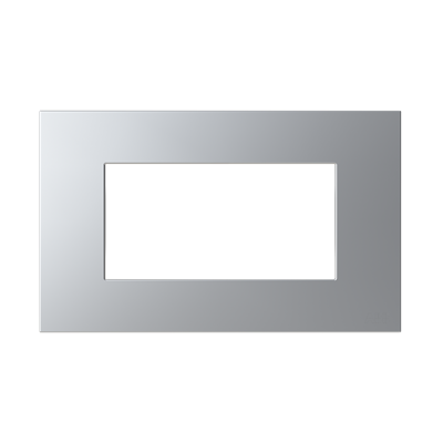 [2CLA247410Z1301] Frame - 1-gang / 4M - Silver