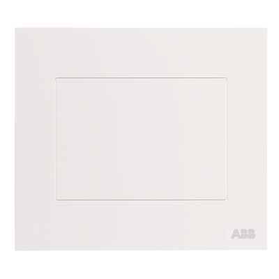 [2CLA267000N1102] Frame - Blank for 4"x4" box - White