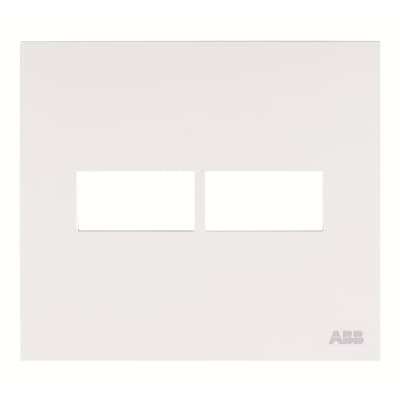 [2CLA267110N1102] Frame - 2-gang / 1+1-modules - White