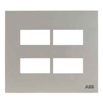 [2CLA267240N1302] Frame - 4-gang / 1+1+1+1-modules - Silver