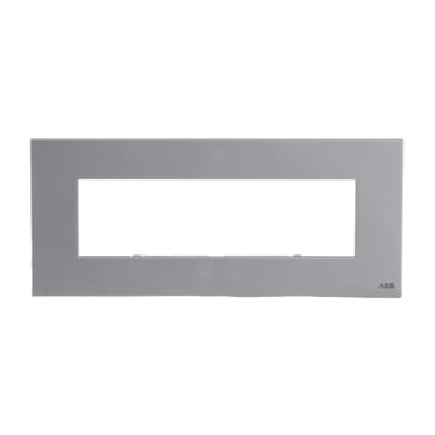 [2CLA277710N1302] Frame - 1-gang / 7-modules - Silver