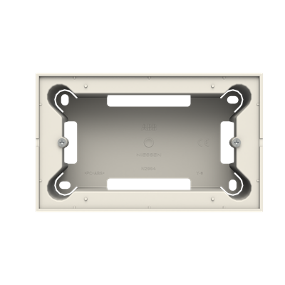 [2CLA299400N1101] Surface mounting box - 4 modules - White