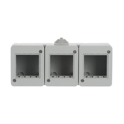 [2CLA329310N1101] Surface box IP40 Zenit/Stylo 6M