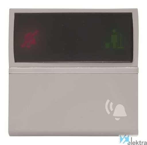 [2CLA228040N1301] Bell push-button with DND/MUR LED indicator - 2M - Silver
