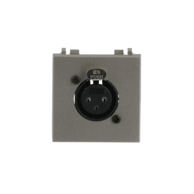 [2CLA225510N1901] XLR connection unit - 1M - Champagne