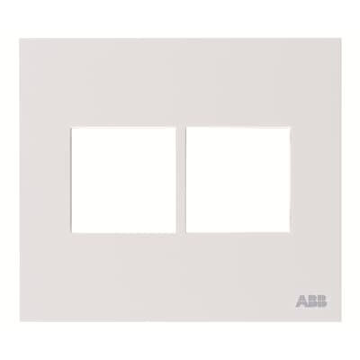 [2CLA267220N1102] Frame - 2-gang / 2+2-modules - White