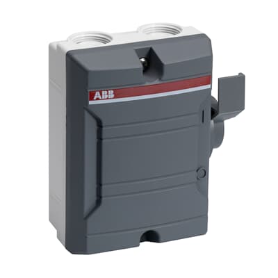 [2CMA142447R1000] Side Operated, Plastic Enclosed Switch, 3p, 16A, IP54