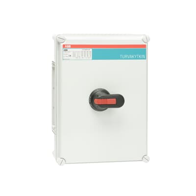 [1SCA148615R1001] Front Operated, Plastic Enclosed Switch, 3p, 160A, IP54