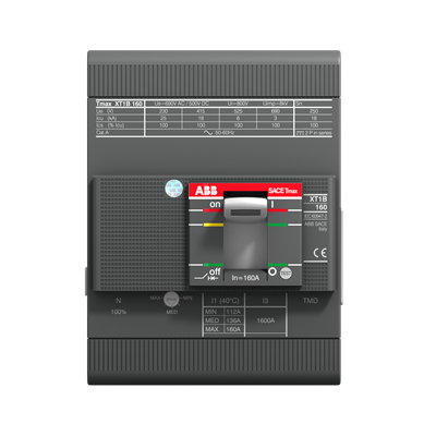 [1SDA067461R1] XT1H 160 TMD 125-1250 4p F F InN=50%